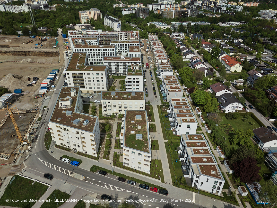 17.05.2023 - Pandion Verde und Baustelle Alexisquartier in Neuperlach